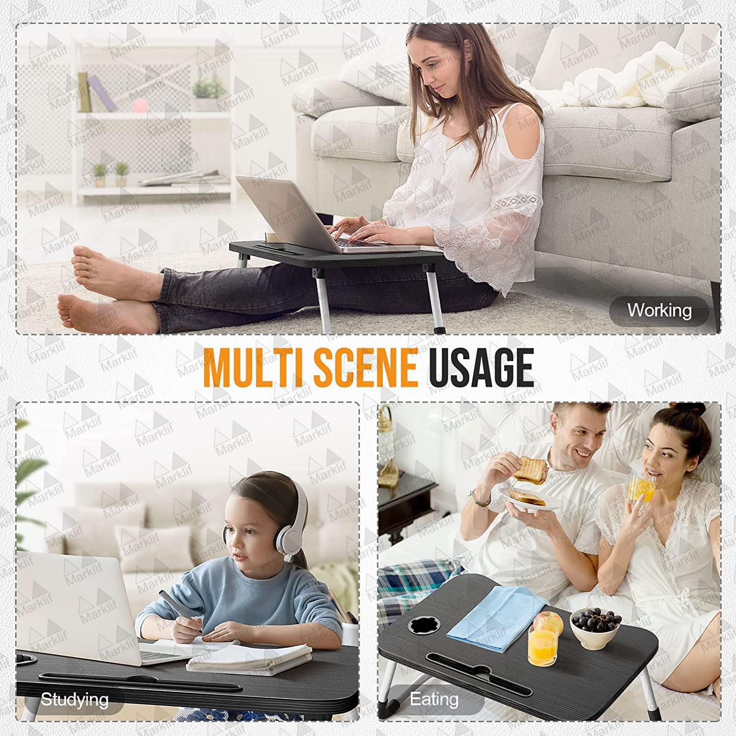 Multi Perpose Computer Table Mashur Fab Multi-Purpose Laptop Table/Study Table/Bed Table/Foldable ...