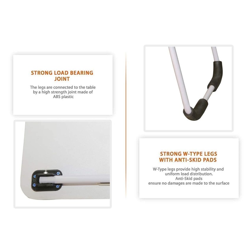 Mashur Fab Multi-Purpose Laptop Table/Study Table/Bed Table/Foldable and Portable Wooden/Writing Desk