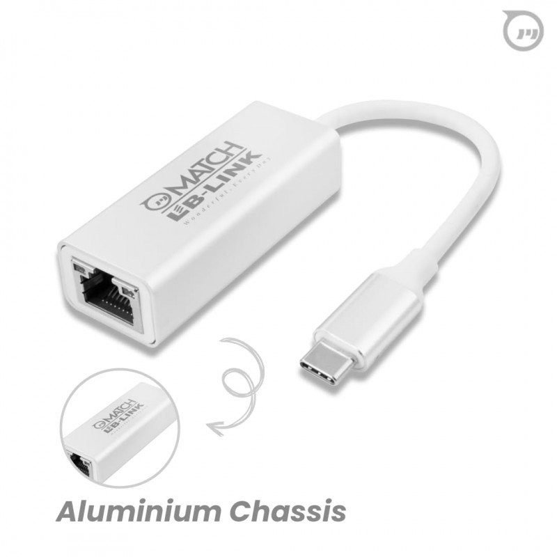 Match LB-Link 3.0 to RJ45 Gigabit LAN Network Adapter | Plug and Play|10/100/1000 Mbps Speed| Supports Windows 11/10/8/8.1/7/Mac OS Match LB-Link 3.0 to RJ45 Gigabit LAN Network Adapter | Plug and Play|10/100/1000 Mbps Speed| Supports Windows 11/10/8/8.1/7/Mac OS