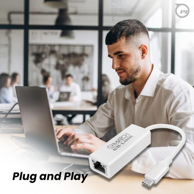 Match LB-Link 3.0 to RJ45 Gigabit LAN Network Adapter | Plug and Play|10/100/1000 Mbps Speed| Supports Windows 11/10/8/8.1/7/Mac OS Match LB-Link 3.0 to RJ45 Gigabit LAN Network Adapter | Plug and Play|10/100/1000 Mbps Speed| Supports Windows 11/10/8/8.1/7/Mac OS
