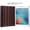 Mcart Rotate Flip Cover Air 2 Case Compatible for iPad Air 2/iPad A1566/A1567 (iPad Air 2 (2014 Launch) - Brown