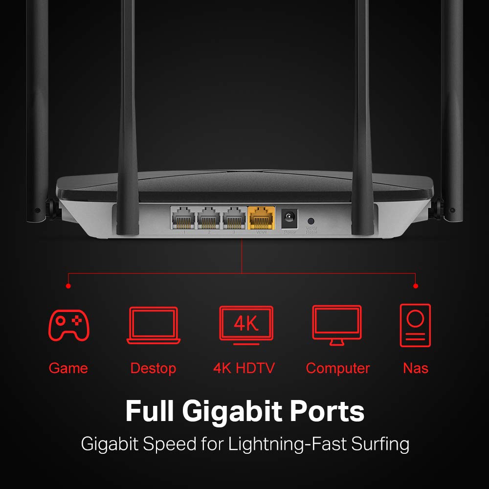 Mercusys N300 Wireless WiFi Router MW302R | Two 5dBi Antennas | 300Mbps Wi-Fi Speed