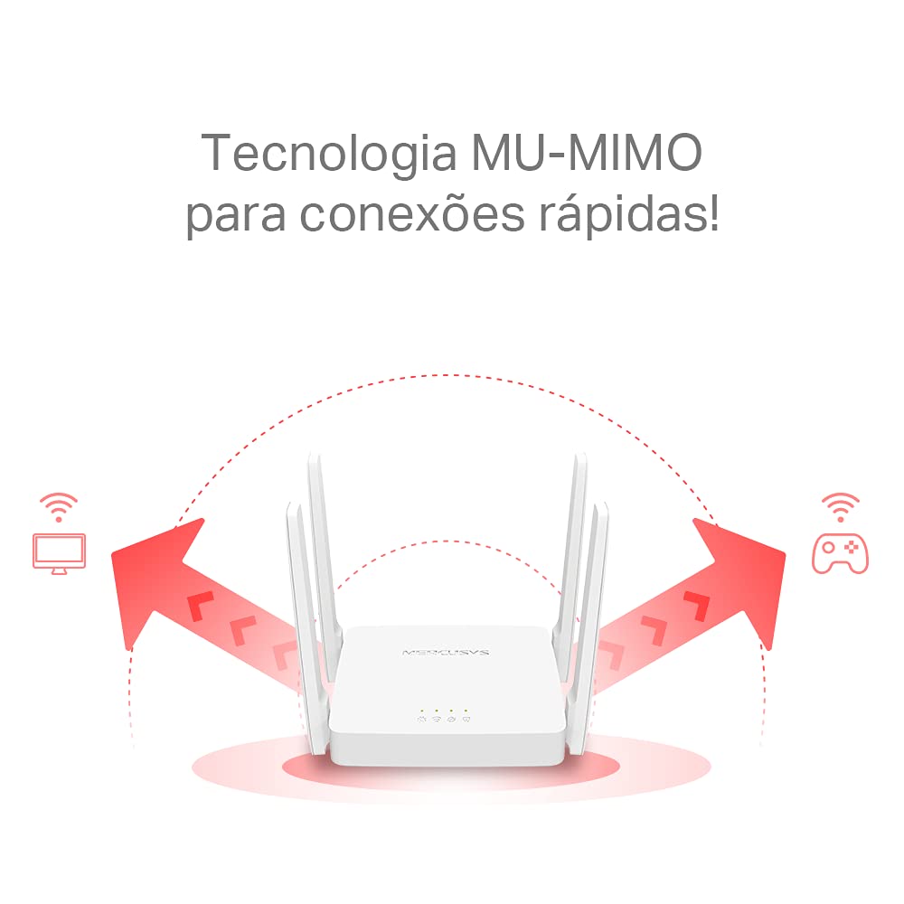 Mercusys N300 Wireless WiFi Router MW302R | Two 5dBi Antennas | 300Mbps Wi-Fi Speed