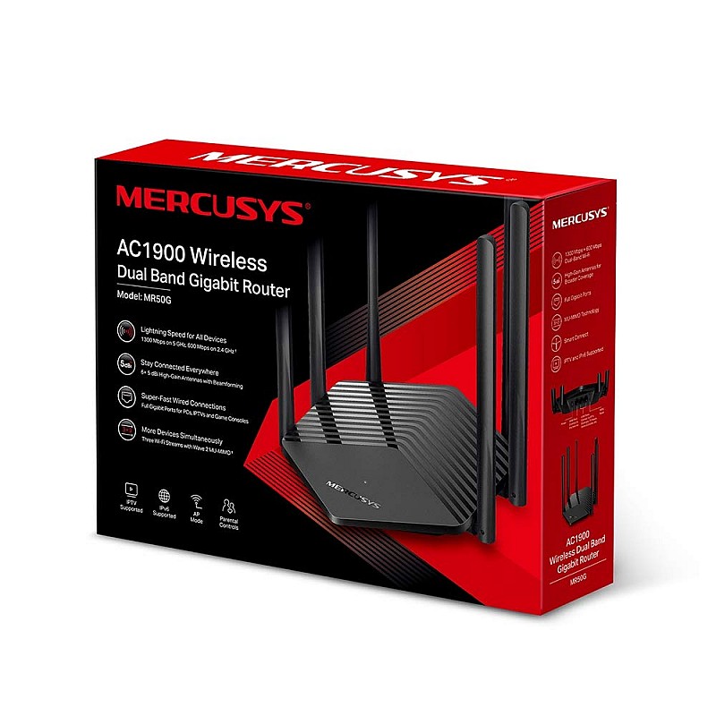 Mercusys N300 Wireless WiFi Router MW302R | Two 5dBi Antennas | 300Mbps Wi-Fi Speed