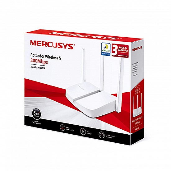 Mercusys N300 Wireless WiFi Router MW302R | Two 5dBi Antennas | 300Mbps Wi-Fi Speed