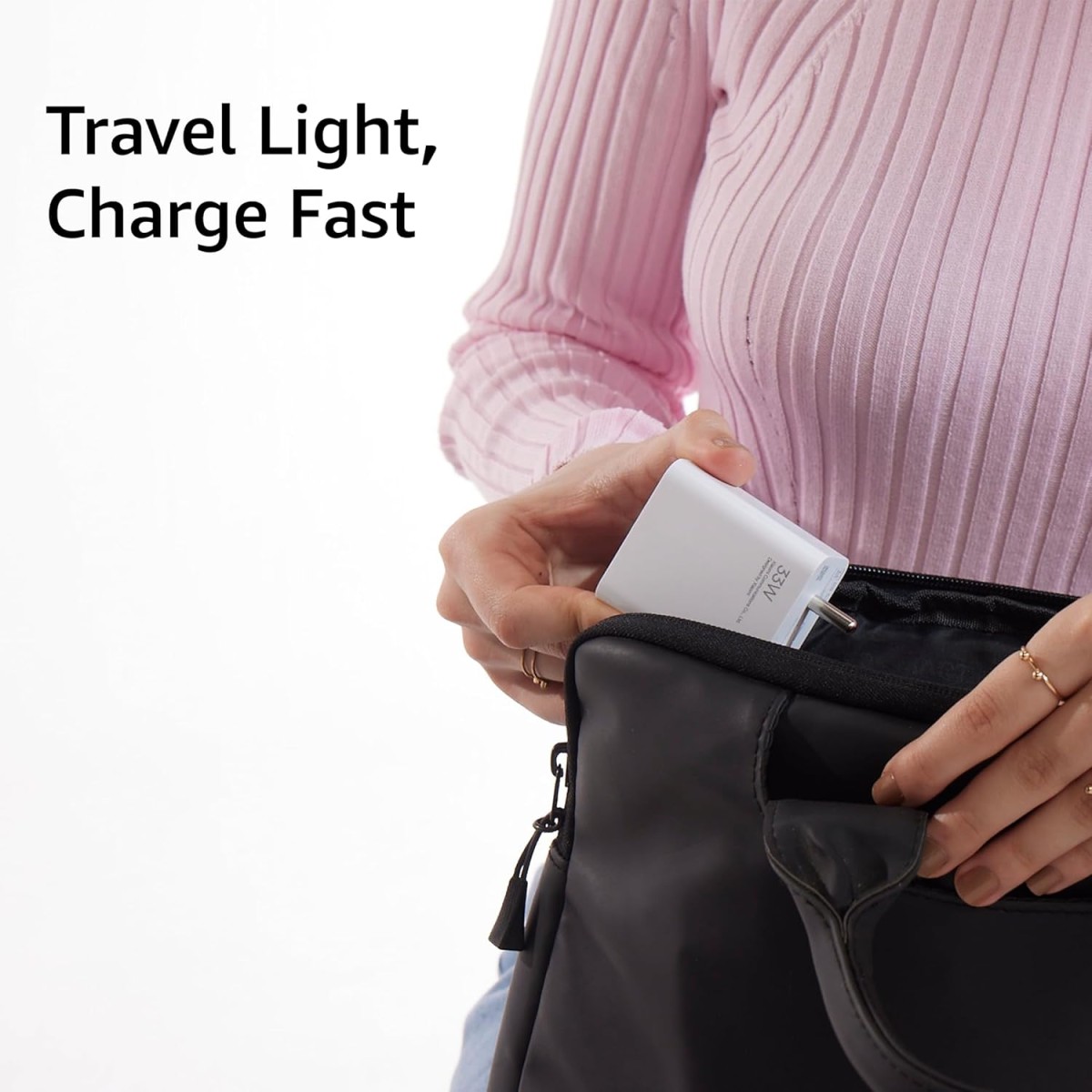 Mi 33W SonicCharge 2.0 USB Charger for Cellular Phones, White