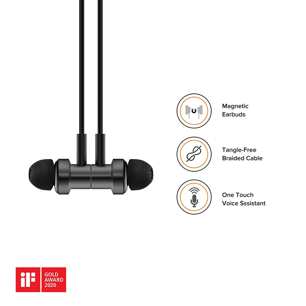Mi Dual Driver in-Ear Wired Earphone, 10mm & 8 mm Dynamic Drivers Braided Cable (Black)