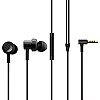 Mi Dual Driver in-Ear Wired Earphone, 10mm & 8 mm Dynamic Drivers  Braided Cable (Black)