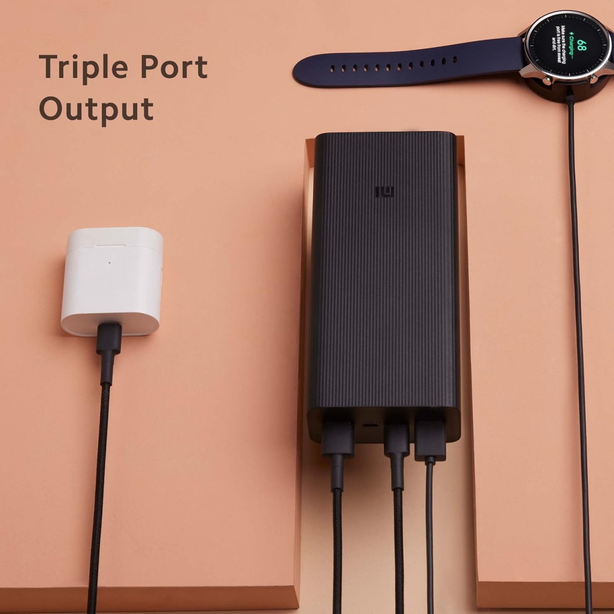 Mi Power Bank Boost Pro 30000mAh with 18W Fast Charging|Power Delivery 3.0|24W Fast Recharging|Triple Output Port|Dual Input with Type C|16 Layer Protection (Black) Mi Power Bank Boost Pro 30000mAh with 18W Fast Charging|Power Delivery 3.0|24W Fast Recharging|Triple Output Port|Dual Input with Type C|16 Layer Protection (Black)