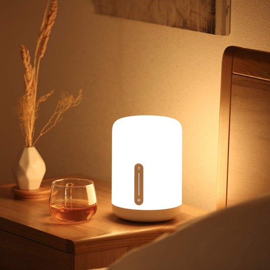 Mi Smart Bedside Lamp 2 (16 Million Colors, App-Enabled, Touch Panel)