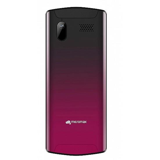 Micromax Dual SIM X816, Black and Maroon