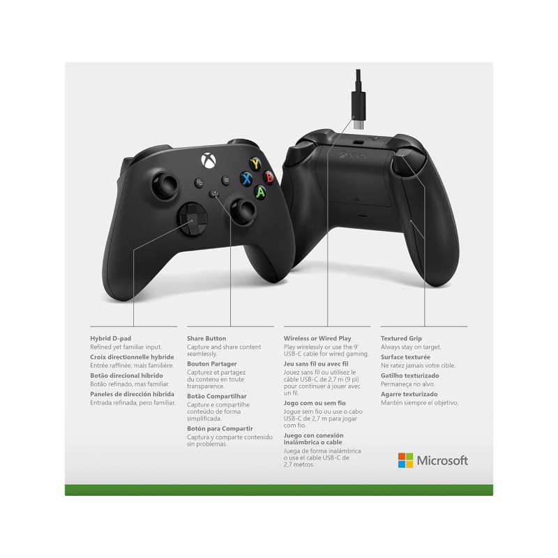 Microsoft Xbox Series X/S Wireless Controller + USB-C Cable