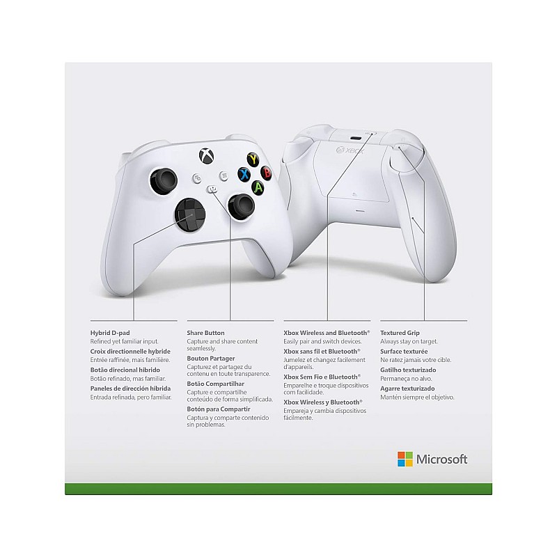 Microsoft Xbox X/S Wireless Controller Robot White