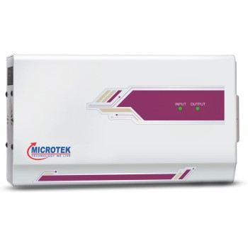 Microtek Pearl EM 5170+ Automatic Air Conditioners (A.C.) Voltage Stabilizer upto 2.0 Ton Working Power 170V - 270±5V (White) with 3 year warranty Microtek Pearl EM 5170+ Automatic Air Conditioners (A.C.) Voltage Stabilizer upto 2.0 Ton Working Power 170V - 270±5V (White) with 3 year warranty