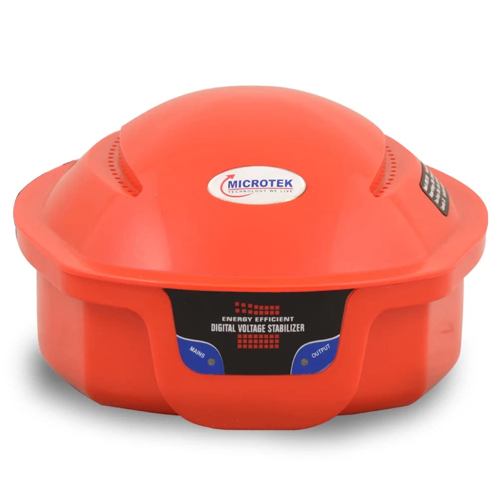 Microtek SMART EMR 4013 Digital Automatic Voltage Stabilizer For 1 Refrigerator upto 600 Ltr or 1 Deep Freezer upto 4Amps | Working Power 130V - 295±5V | Wall Mounted Design Microtek SMART EMR 4013 Digital Automatic Voltage Stabilizer For 1 Refrigerator upto 600 Ltr or 1 Deep Freezer upto 4Amps | Working Power 130V - 295±5V | Wall Mounted Design