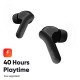 Mivi Duopods A25 Bluetooth Truly Wireless in Ear Earbuds with Mic Black