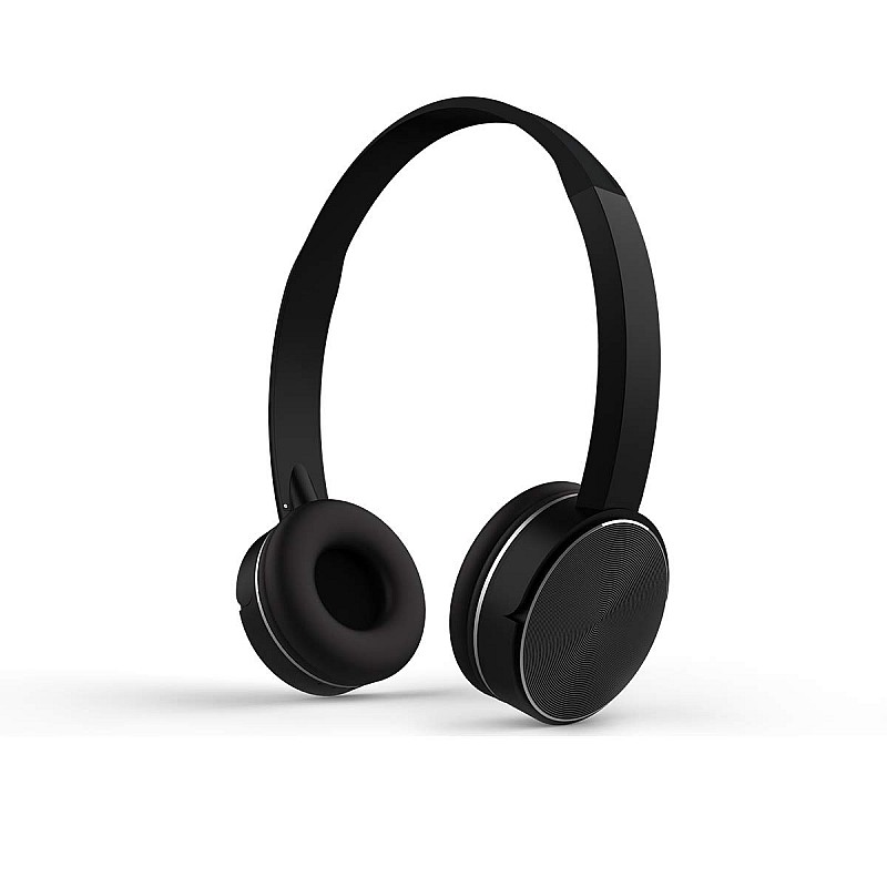 Molife Groove Plus Bluetooth 5.0 Wireless Headphone with HD Stereo Sound and Mic (Black)