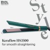 Morphy Richards KeraFlow HS3500 Keratin Premium Hair Straightener| Floating Keratin Ceramic Plates|5 Temp Settings|Free Travel Friendly Storage Pouch| 2-Yr Warranty by Brand|Metallic Green & Gold|Gift for Her Morphy Richards KeraFlow HS3500 Keratin Premium Hair Straightener| Floating Keratin Ceramic Plates|5 Temp Settings|Free Travel Friendly Storage Pouch| 2-Yr Warranty by Brand|Metallic Green & Gold|Gift for Her
