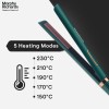 Morphy Richards KeraFlow HS3500 Keratin Premium Hair Straightener| Floating Keratin Ceramic Plates|5 Temp Settings|Free Travel Friendly Storage Pouch| 2-Yr Warranty by Brand|Metallic Green & Gold|Gift for Her Morphy Richards KeraFlow HS3500 Keratin Premium Hair Straightener| Floating Keratin Ceramic Plates|5 Temp Settings|Free Travel Friendly Storage Pouch| 2-Yr Warranty by Brand|Metallic Green & Gold|Gift for Her
