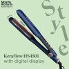 Morphy Richards Keraflow HS4501 Keratin Wide Plate Digital Hair Straightener | Floating Keratin Ceramic Plates | 9 Temp Settings | 2-Yr Warranty By Brand | Blue & Rose Gold Morphy Richards Keraflow HS4501 Keratin Wide Plate Digital Hair Straightener | Floating Keratin Ceramic Plates | 9 Temp Settings | 2-Yr Warranty By Brand | Blue & Rose Gold