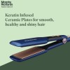 Morphy Richards Keraflow HS4501 Keratin Wide Plate Digital Hair Straightener | Floating Keratin Ceramic Plates | 9 Temp Settings | 2-Yr Warranty By Brand | Blue & Rose Gold Morphy Richards Keraflow HS4501 Keratin Wide Plate Digital Hair Straightener | Floating Keratin Ceramic Plates | 9 Temp Settings | 2-Yr Warranty By Brand | Blue & Rose Gold