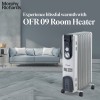 Morphy Richards OFR Room Heater, 09 Fin 2000 Watts Oil Filled Room Heater , ISI Approved (OFR 9 Grey)
