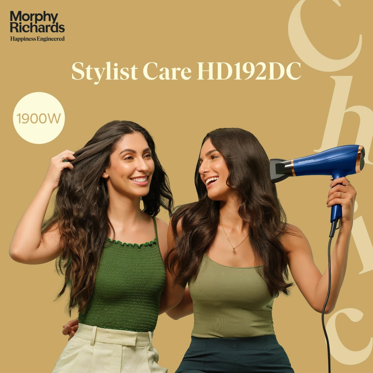 Morphy Richards Stylist Care Hd192Dc 1900W Hair Dryer|3-Speed 2-Heat Settings|Frizzfree, Shiny Hair|Hair Dryer with Diffuser, Detachable Concentrator| 2-Yr Warranty| 1900 Watt|Blue & Rose Gold Morphy Richards Stylist Care Hd192Dc 1900W Hair Dryer|3-Speed 2-Heat Settings|Frizzfree, Shiny Hair|Hair Dryer with Diffuser, Detachable Concentrator| 2-Yr Warranty| 1900 Watt|Blue & Rose Gold