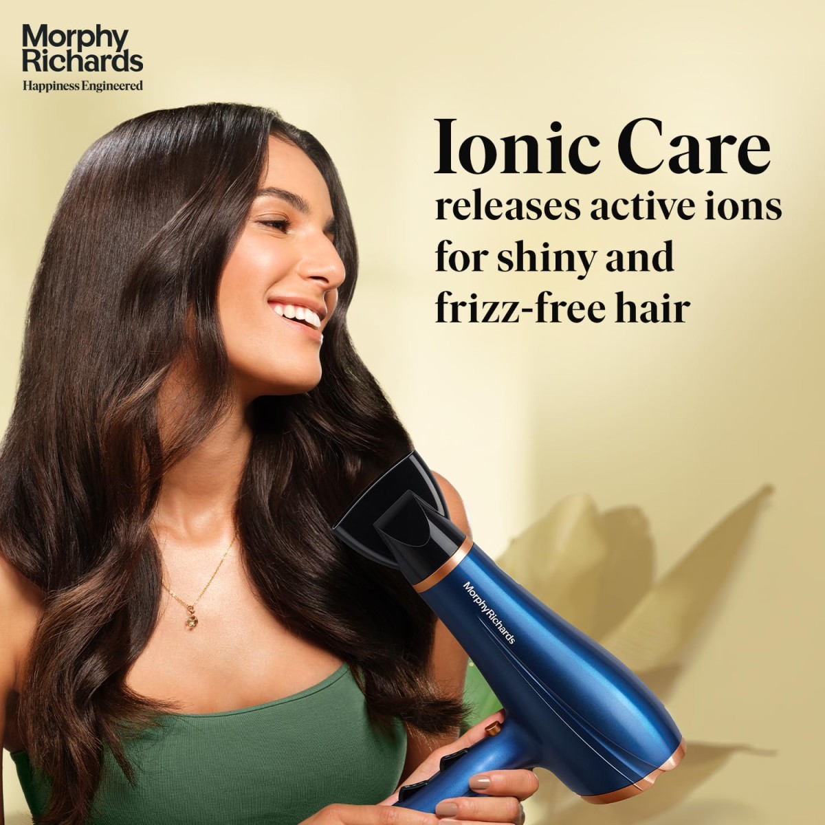 Morphy Richards Stylist Care Hd192Dc 1900W Hair Dryer|3-Speed 2-Heat Settings|Frizzfree, Shiny Hair|Hair Dryer with Diffuser, Detachable Concentrator| 2-Yr Warranty| 1900 Watt|Blue & Rose Gold Morphy Richards Stylist Care Hd192Dc 1900W Hair Dryer|3-Speed 2-Heat Settings|Frizzfree, Shiny Hair|Hair Dryer with Diffuser, Detachable Concentrator| 2-Yr Warranty| 1900 Watt|Blue & Rose Gold