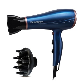 Morphy Richards Stylist Care Hd192Dc 1900W Hair Dryer|3-Speed 2-Heat Settings|Frizzfree, Shiny Hair|Hair Dryer with Diffuser, Detachable Concentrator| 2-Yr Warranty| 1900 Watt|Blue & Rose Gold Morphy Richards Stylist Care Hd192Dc 1900W Hair Dryer|3-Speed 2-Heat Settings|Frizzfree, Shiny Hair|Hair Dryer with Diffuser, Detachable Concentrator| 2-Yr Warranty| 1900 Watt|Blue & Rose Gold