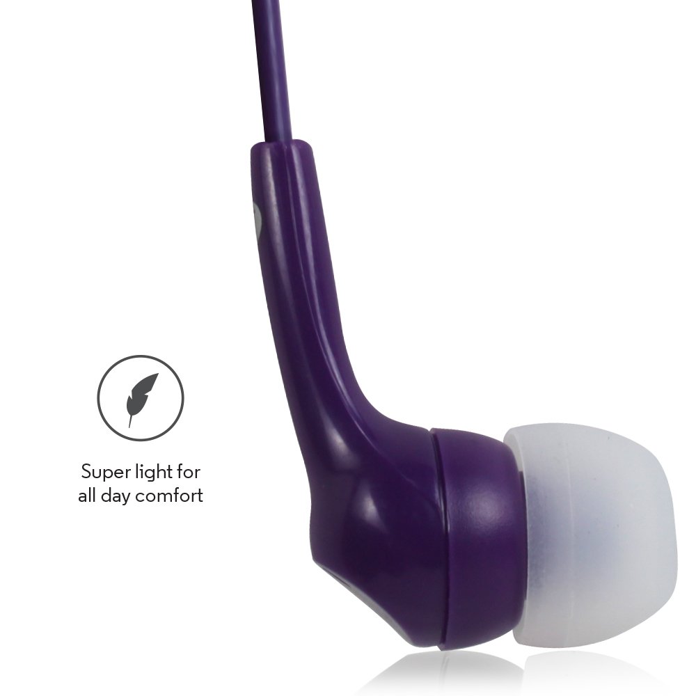 Motorola Earbuds 2 Wired Earphones (Purple)