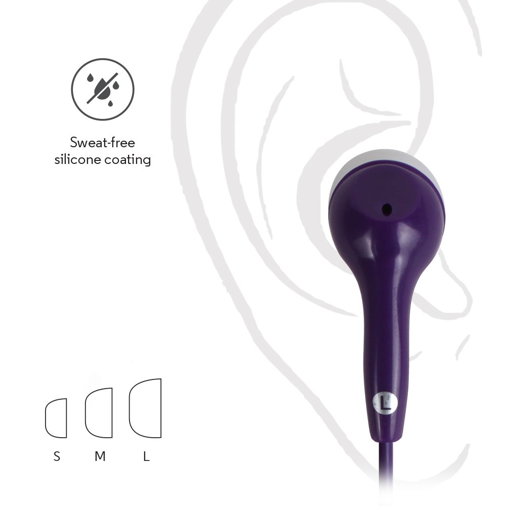 Motorola Earbuds 2 Wired Earphones (Purple)