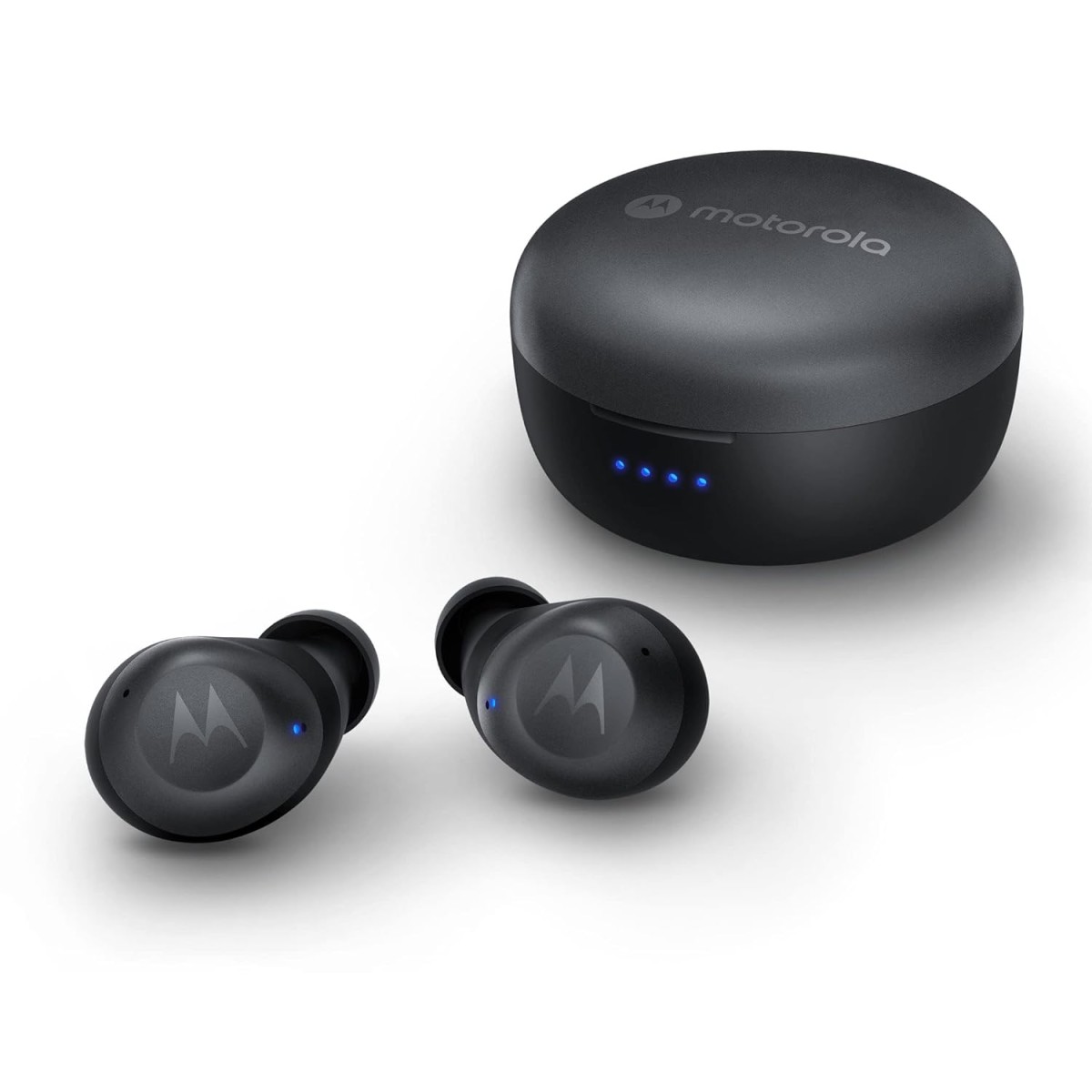 Motorola Moto Buds 270 ANC - True Wireless Bluetooth Earbuds with Microphone and Active Noise Cancellation - IPX5 Water Resistant, Touch Control, Comfort Fit - Includes Micro Charging Case