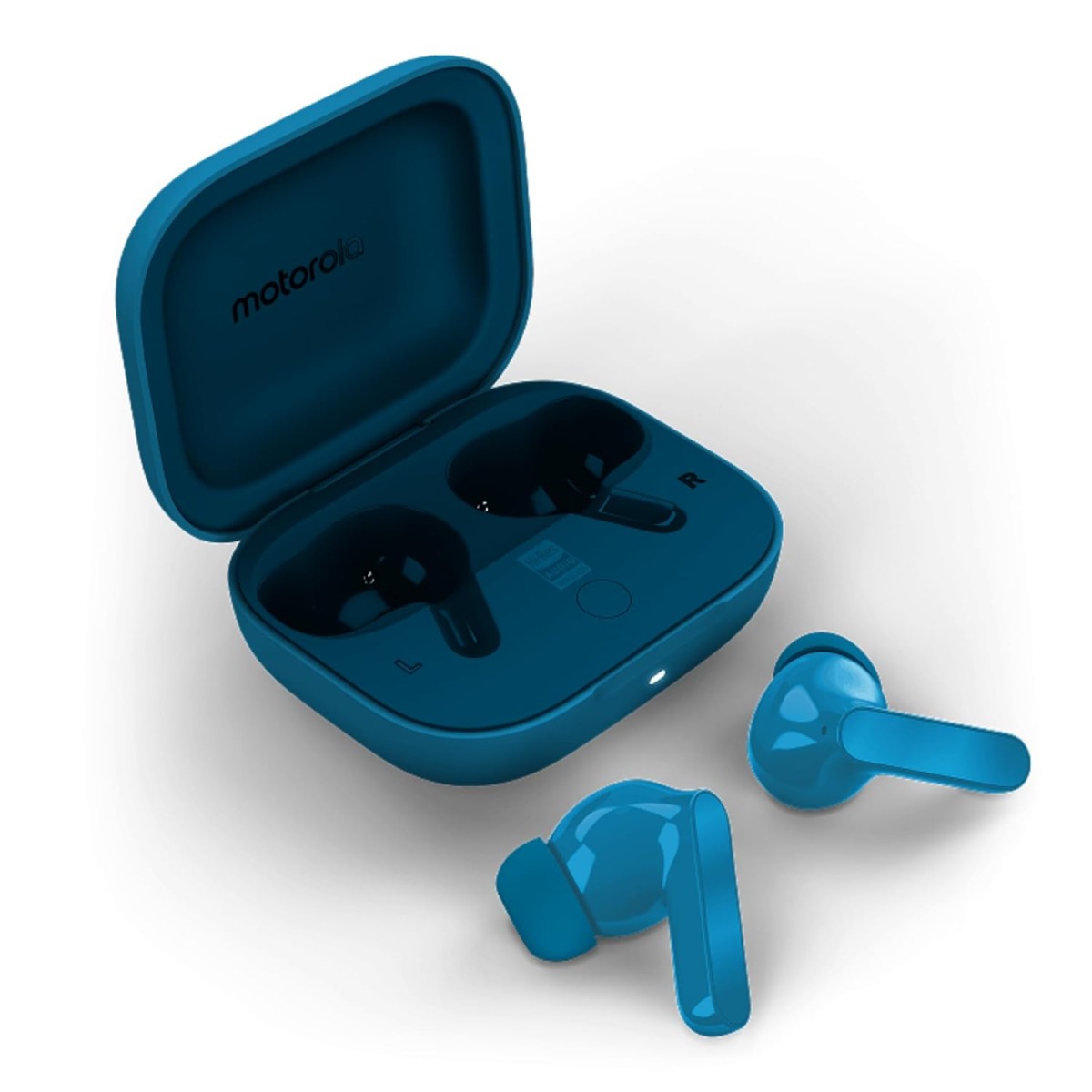 Motorola Moto Buds Bass (Blue, TWS) | Hi-Res Audio with LDAC | 12.4mm Drivers, 50 dB ANC | 6-Mic ENC Calling | 41H Playtime | Bluetooth 5.3 | IPX4 | Comfortable All-Day Fit | Comfortable All-Day Fit Motorola Moto Buds Bass (Blue, TWS) | Hi-Res Audio with LDAC | 12.4mm Drivers, 50 dB ANC | 6-Mic ENC Calling | 41H Playtime | Bluetooth 5.3 | IPX4 | Comfortable All-Day Fit | Comfortable All-Day Fit
