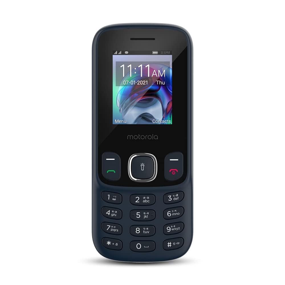 Motorola a10 Dual Sim keypad Mobile with 1750 mAh Battery, Expandable Storage Upto 32GB, Wireless FM with Recording-Dark Blue Motorola a10 Dual Sim keypad Mobile with 1750 mAh Battery, Expandable Storage Upto 32GB, Wireless FM with Recording-Dark Blue