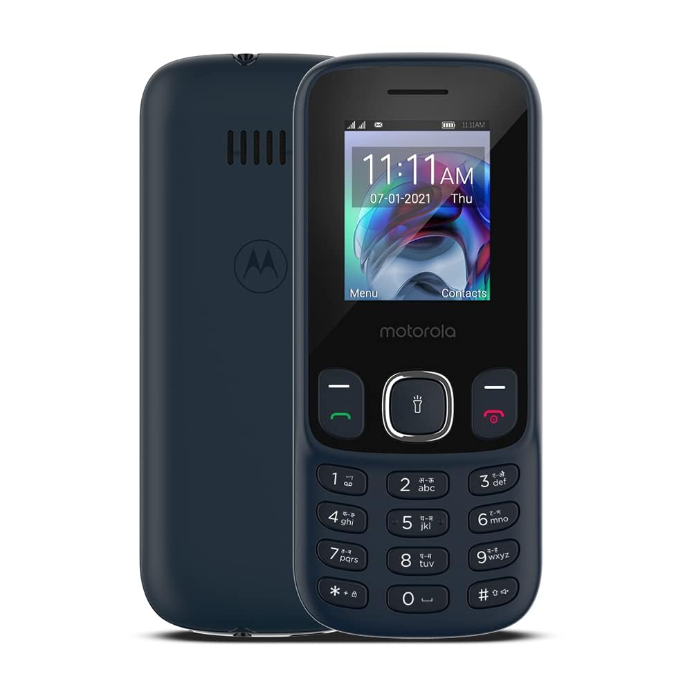 Motorola a10 Dual Sim keypad Mobile with 1750 mAh Battery, Expandable Storage Upto 32GB, Wireless FM with Recording-Dark Blue Motorola a10 Dual Sim keypad Mobile with 1750 mAh Battery, Expandable Storage Upto 32GB, Wireless FM with Recording-Dark Blue