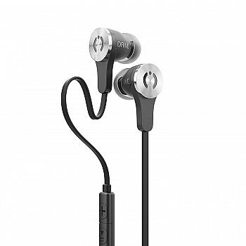 MuveAcoustics Drive MA-1000SB Wired in-Ear Headphones with Mic Steel Black