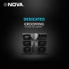 NOVA NG 1152 Cordless Rechargeable: 60 Minutes Runtime Multi Grooming Trimmer for Men (Blue)