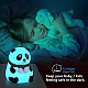 Airtree Night Lamp for Bedroom, Panda Lamp, Cute Lamp, Night Lamp for Kids, Panda Light Lamp, Birthday Gifts, Lamp for Kids, Diwali Light, BPA-Free Silicone Lamp, Close Eye (Multicolor)