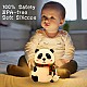 Airtree Night Lamp for Bedroom, Panda Lamp, Cute Lamp, Night Lamp for Kids, Panda Light Lamp, Birthday Gifts, Lamp for Kids, Diwali Light, BPA-Free Silicone Lamp, Close Eye (Multicolor)