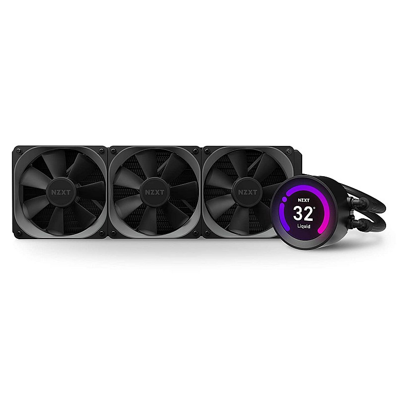 NZXT Kraken Z73 360mm AIO Liquid Cooler with LCD Display Intel Socket LGA 1200, 1151, 1150, 1155, 1156, 1366, 1700, 2011, 2011-3, 2066 