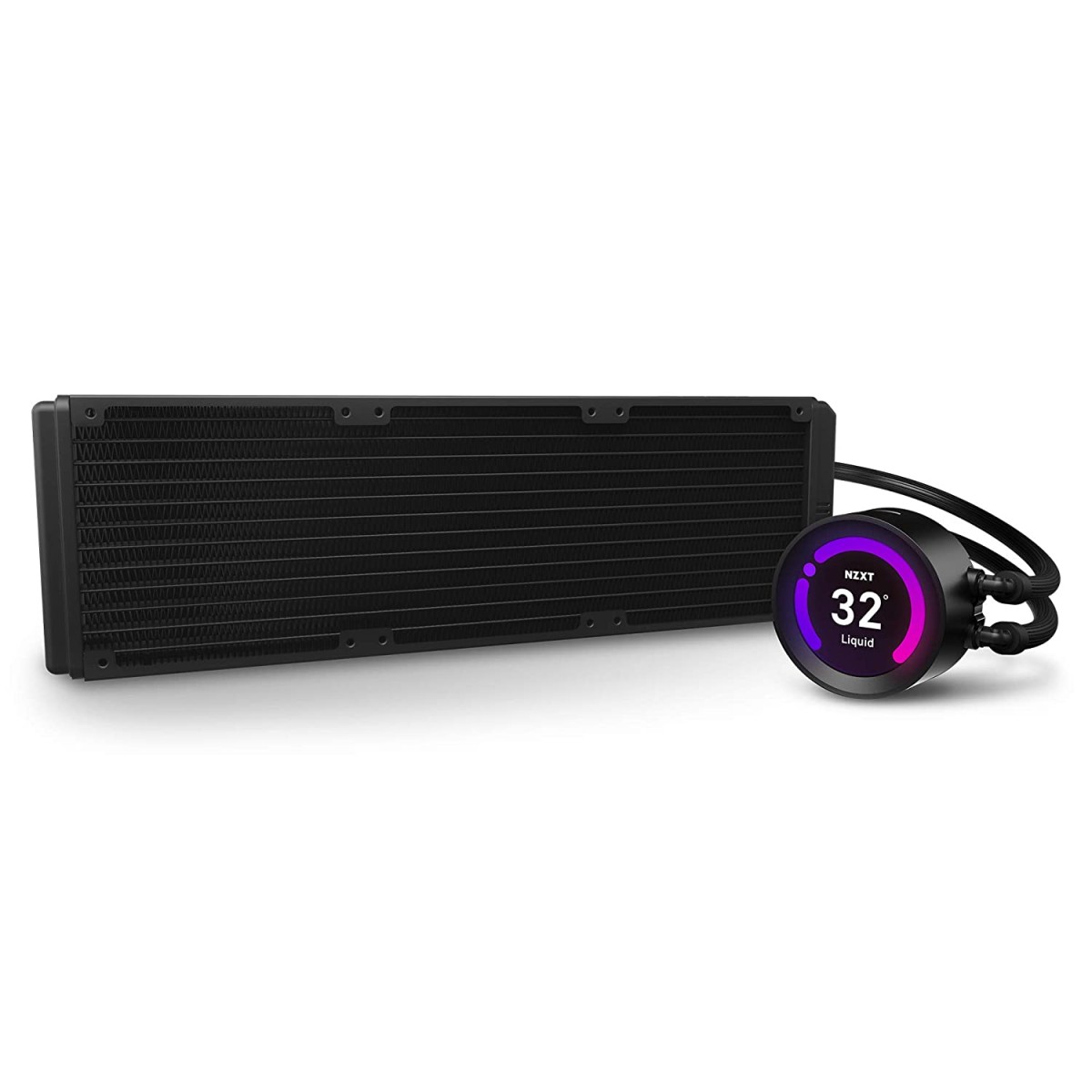 NZXT Kraken Z73 360mm AIO Liquid Cooler with LCD Display Intel Socket LGA 1200, 1151, 1150, 1155, 1156, 1366, 1700, 2011, 2011-3, 2066