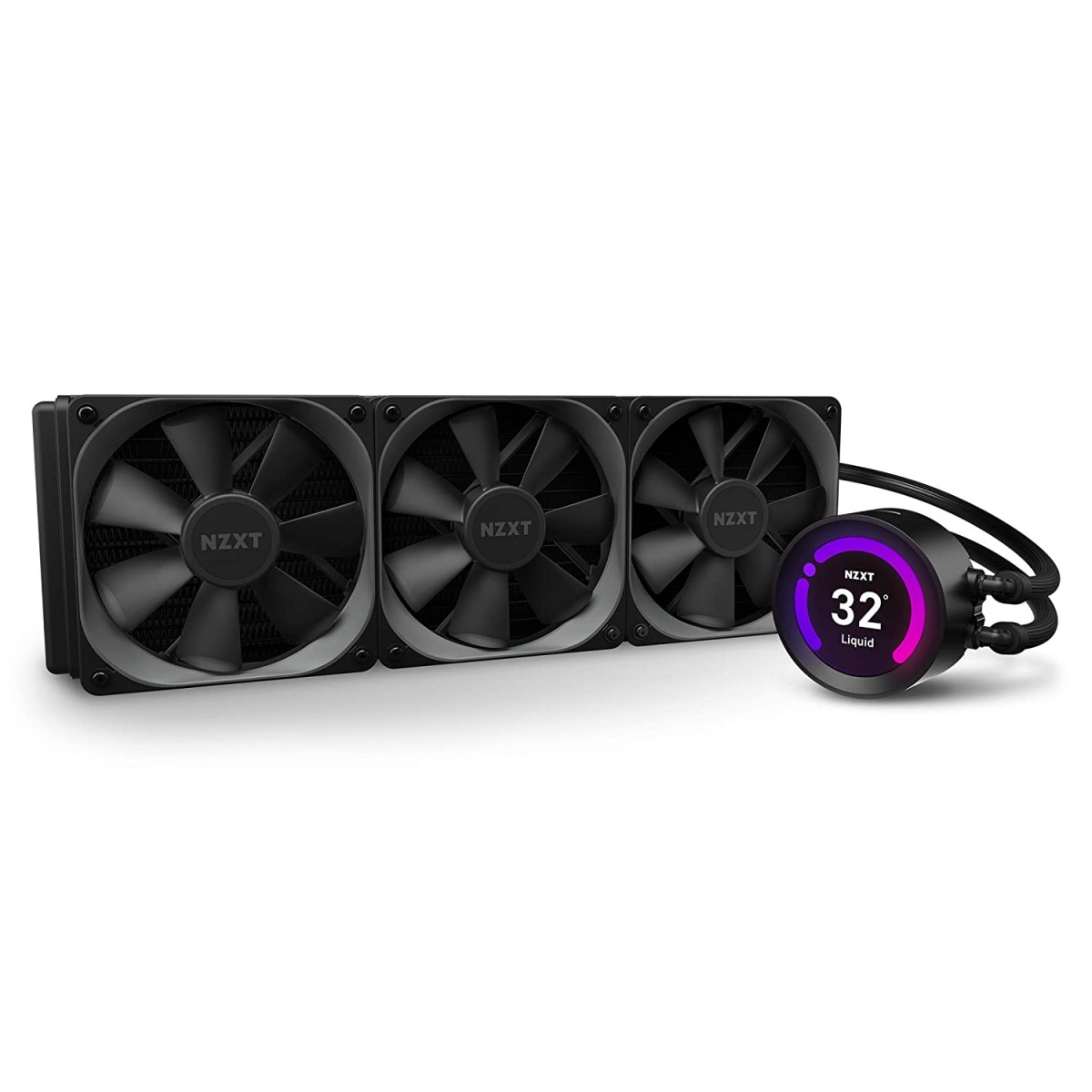 NZXT Kraken Z73 360mm AIO Liquid Cooler with LCD Display Intel Socket LGA 1200, 1151, 1150, 1155, 1156, 1366, 1700, 2011, 2011-3, 2066