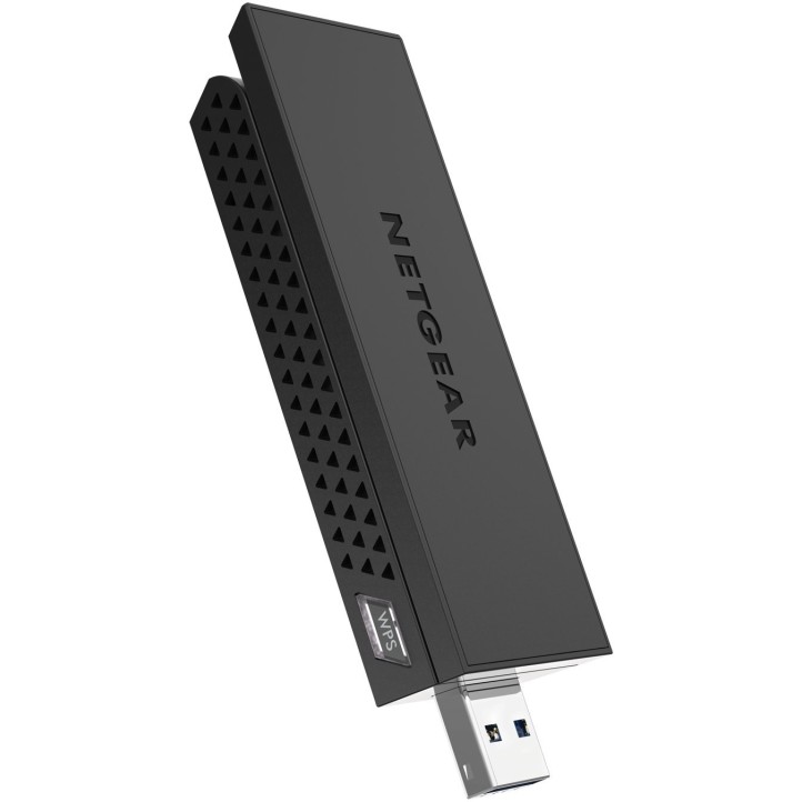Netgear AC1200 A6210-100PES USB High Gain Dual Band Wi-Fi Adapter (Black) Netgear AC1200 A6210-100PES USB High Gain Dual Band Wi-Fi Adapter (Black)