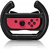 New World 2pcs Racing Game Steering Wheels Attachment for Switch, Switch OLED & Joy-Cons, ABS Racing Wheel for Mario Kart 8 Deluxe, Joycon Wheel Attachment,