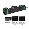 New World Controller Charger for Xbox One,Xbox Series, Rechargeable Battery Pack for Xbox One, Xbox One X, Xbox One S, Xbox One Elite Controller,Xbox series Controller Charging Station with 2pcs 800mAh Rechargeable Battery With Charging Indicator