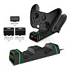 New World Controller Charger for Xbox One,Xbox Series, Rechargeable Battery Pack for Xbox One, Xbox One X, Xbox One S, Xbox One Elite Controller,Xbox series Controller Charging Station with 2pcs 800mAh Rechargeable Battery With Charging Indicator