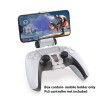 New World Mobile Phone Clip Holder for PS5 Controller Foldable Mobile Phone Stand Mount Clamp Bracket with Adjustable Stand for Playstation 5 Wireless Controller