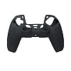 New World PS5 Controller Silicone Cover Case Anti Slip Protective Case Sleeve for Sony Playstation 5 DualSense Controller with Thumbgrips Free - Black