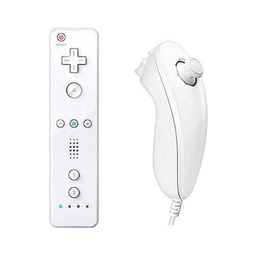 New World Wii controller Wii Remote With Nunchuk with Silicon Case Compatible Nintendo Wii and Wii U New World Wii controller Wii Remote With Nunchuk with Silicon Case Compatible Nintendo Wii and Wii U