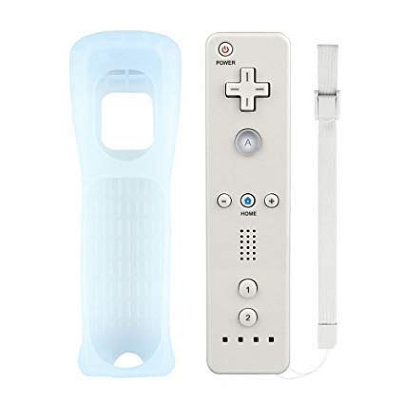 New World Wii controller Wii Remote With Nunchuk with Silicon Case Compatible Nintendo Wii and Wii U